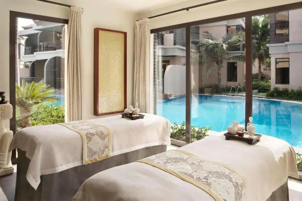 Marvelous Private Beach Apartment In Palm Dubai Within Anantara 5 Star Resort Bagian luar foto