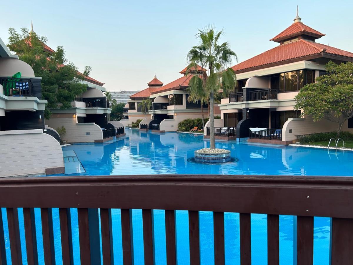 Marvelous Private Beach Apartment In Palm Dubai Within Anantara 5 Star Resort Bagian luar foto